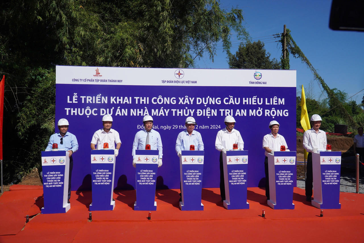 Xây cầu Hiếu Liêm phục vụ dự án Nhà máy Thủy điện Trị An mở rộng