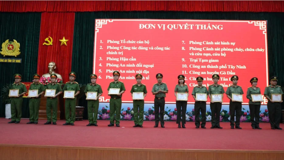 6 cán bộ Công an tỉnh Tây Ninh được trao tặng Huân chương Bảo vệ Tổ quốc