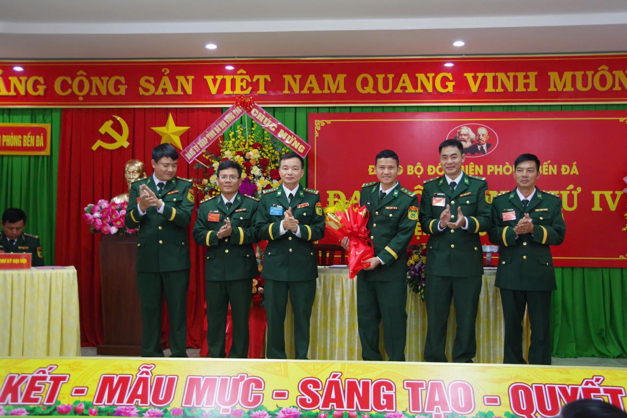 Đồn Biên phòng Bến Đá tổ chức thành công đại hội điểm nhiệm kỳ 2025-2030