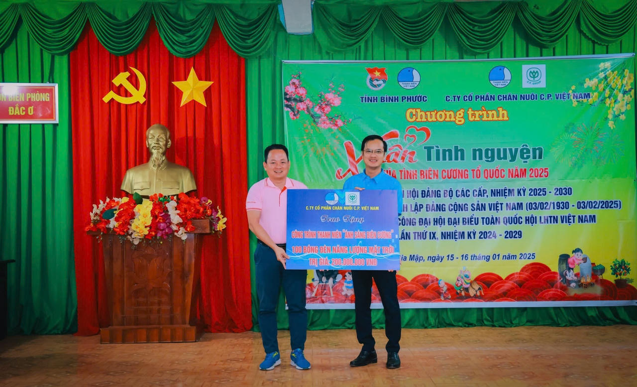 C.P. Việt Nam đồng hành cùng Hội LHTN Việt Nam tỉnh Bình Phước lan tỏa tinh thần yêu nước và cống hiến