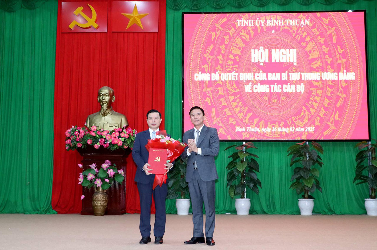 Ông Đỗ Hữu Huy giữ chức vụ Phó Bí thư Tỉnh ủy Bình Thuận