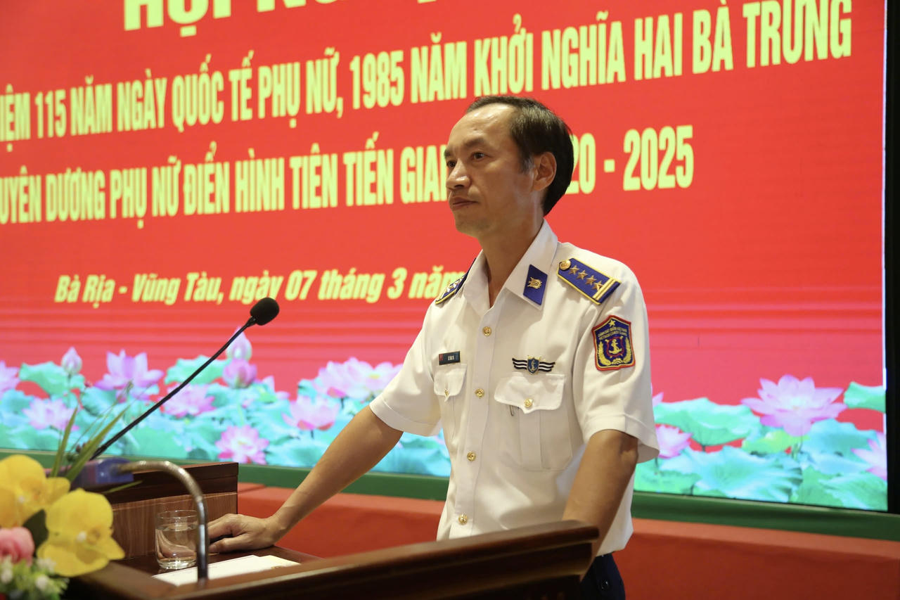 Phụ nữ Bộ Tư lệnh Vùng Cảnh sát biển 3: Xây dựng gia đình hạnh phúc, đơn vị vững mạnh