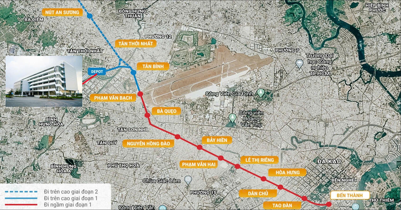 TP.HCM chuyển đổi nguồn vốn đầu tư tuyến metro số 2 sang đầu tư công