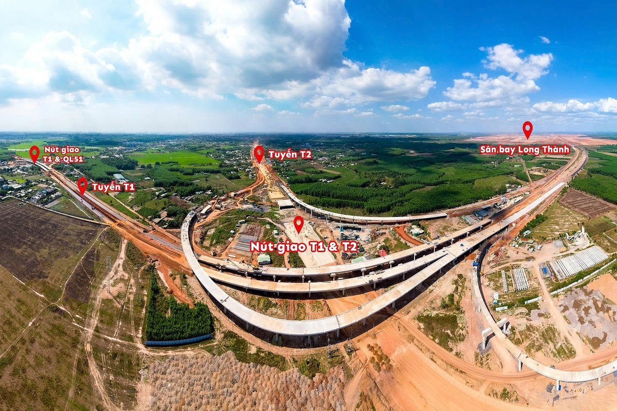 Sẵn sàng thông xe kỹ thuật tuyến T1 kết nối sân bay Long Thành vào dịp lễ 30/4