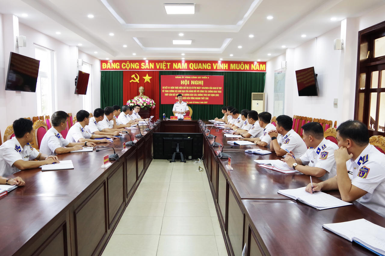 Bộ Tư lệnh Vùng Cảnh sát biển 3 xử lý nghiêm vi phạm quy định về IUU