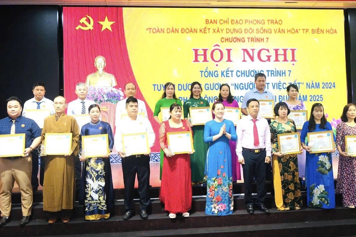 Đồng Nai tuyên dương 126 gương điển hình 'Người tốt, việc tốt'