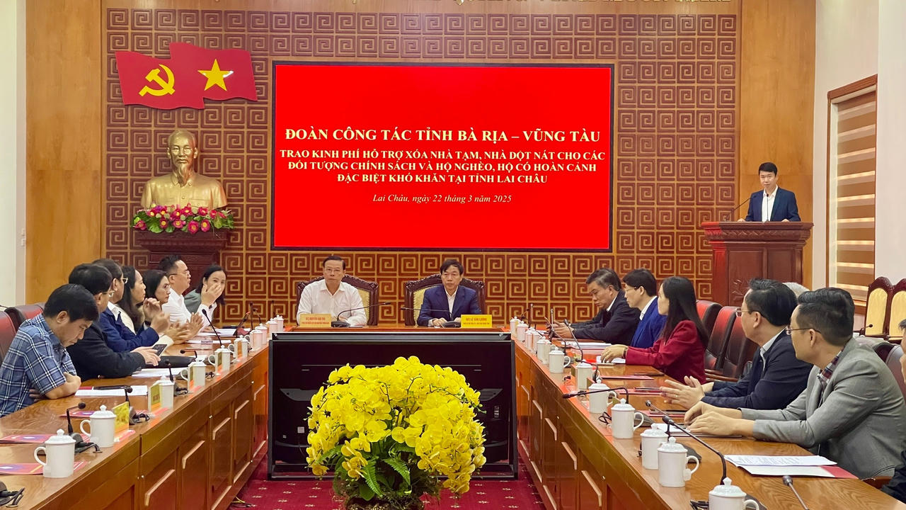 Bà Rịa - Vũng Tàu hỗ trợ hơn 107 tỷ đồng xóa nhà tạm tại Lai Châu