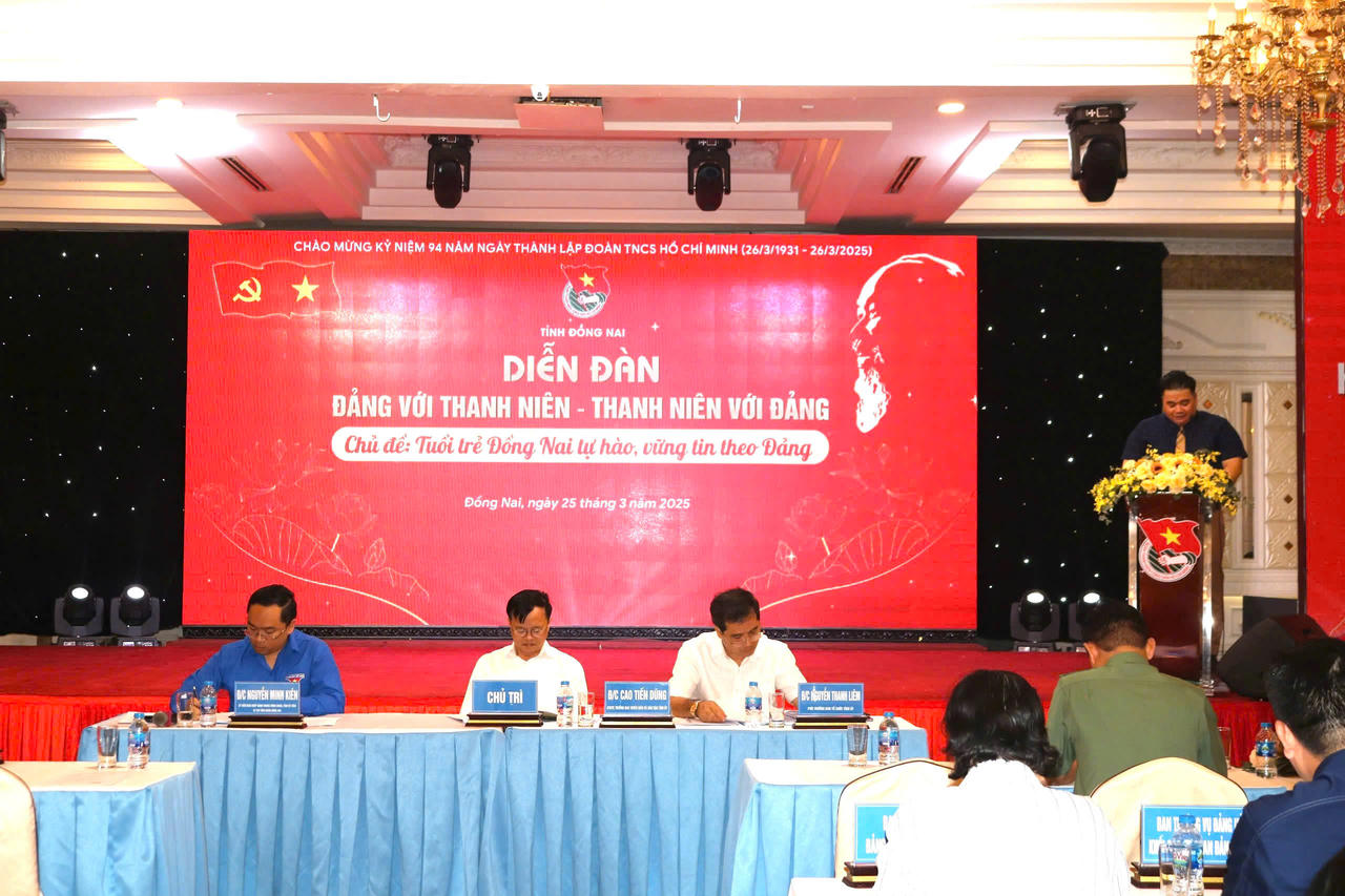 Diễn đàn ‘Đảng với Thanh niên – Thanh niên với Đảng’ lan tỏa tinh thần tiên phong của tuổi trẻ Đồng Nai