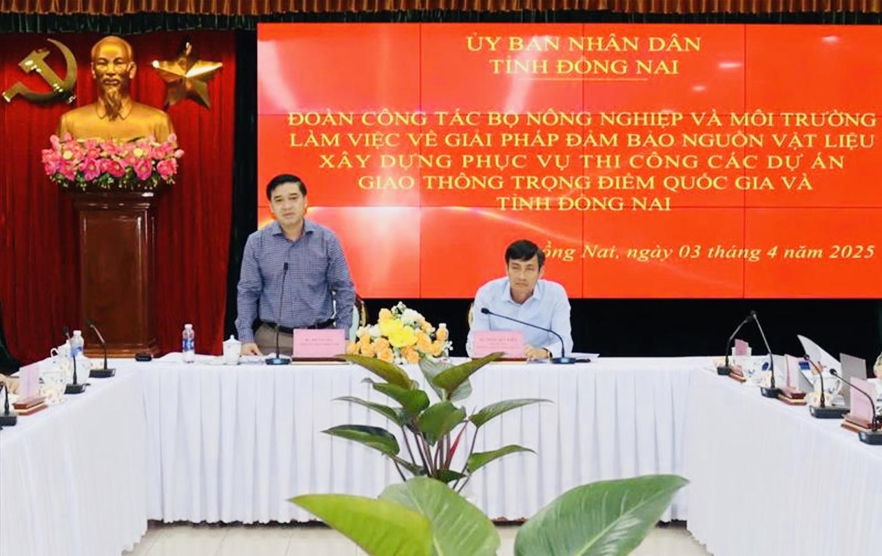 Đồng Nai tháo gỡ nút thắt vật liệu xây dựng, ưu tiên cho các dự án trọng điểm