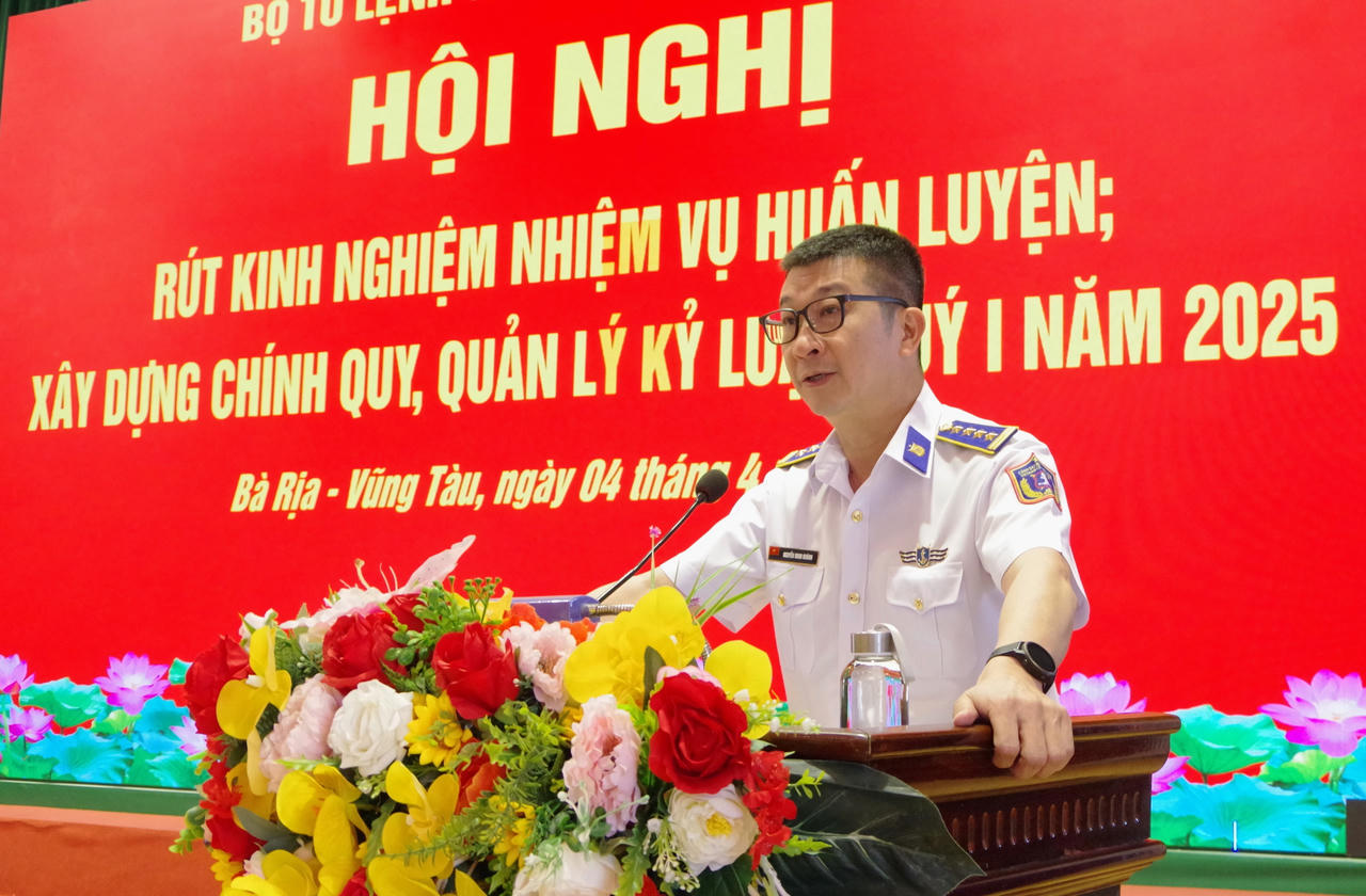 Bộ Tư lệnh Vùng Cảnh sát biển 3 đẩy mạnh huấn luyện, xây dựng chính quy và quản lý kỷ luật