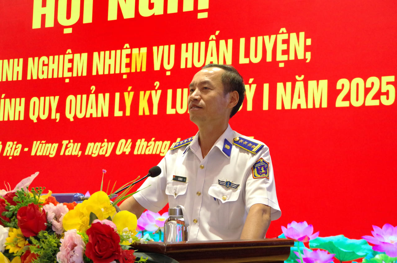 Bộ Tư lệnh Vùng Cảnh sát biển 3 đẩy mạnh huấn luyện, xây dựng chính quy và quản lý kỷ luật