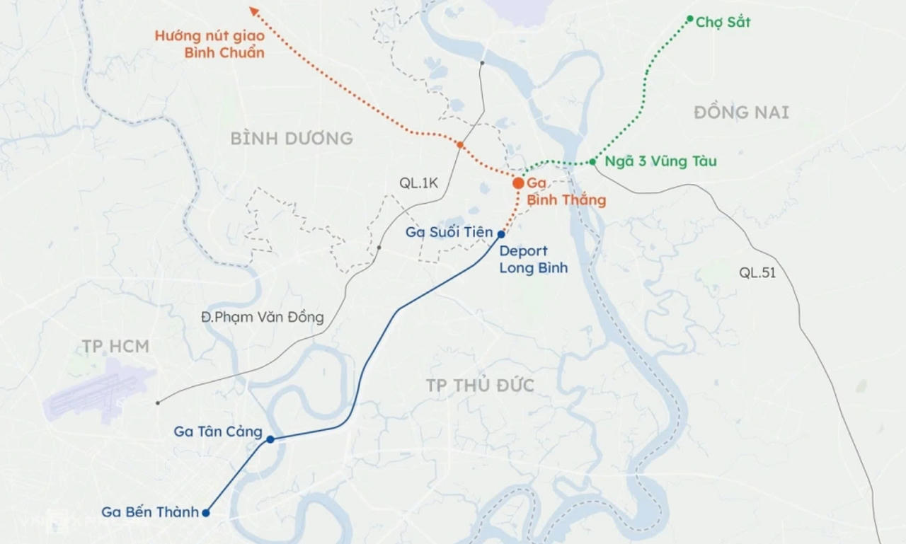 Bình Dương đề xuất dùng chung depot metro số 1 với TP HCM