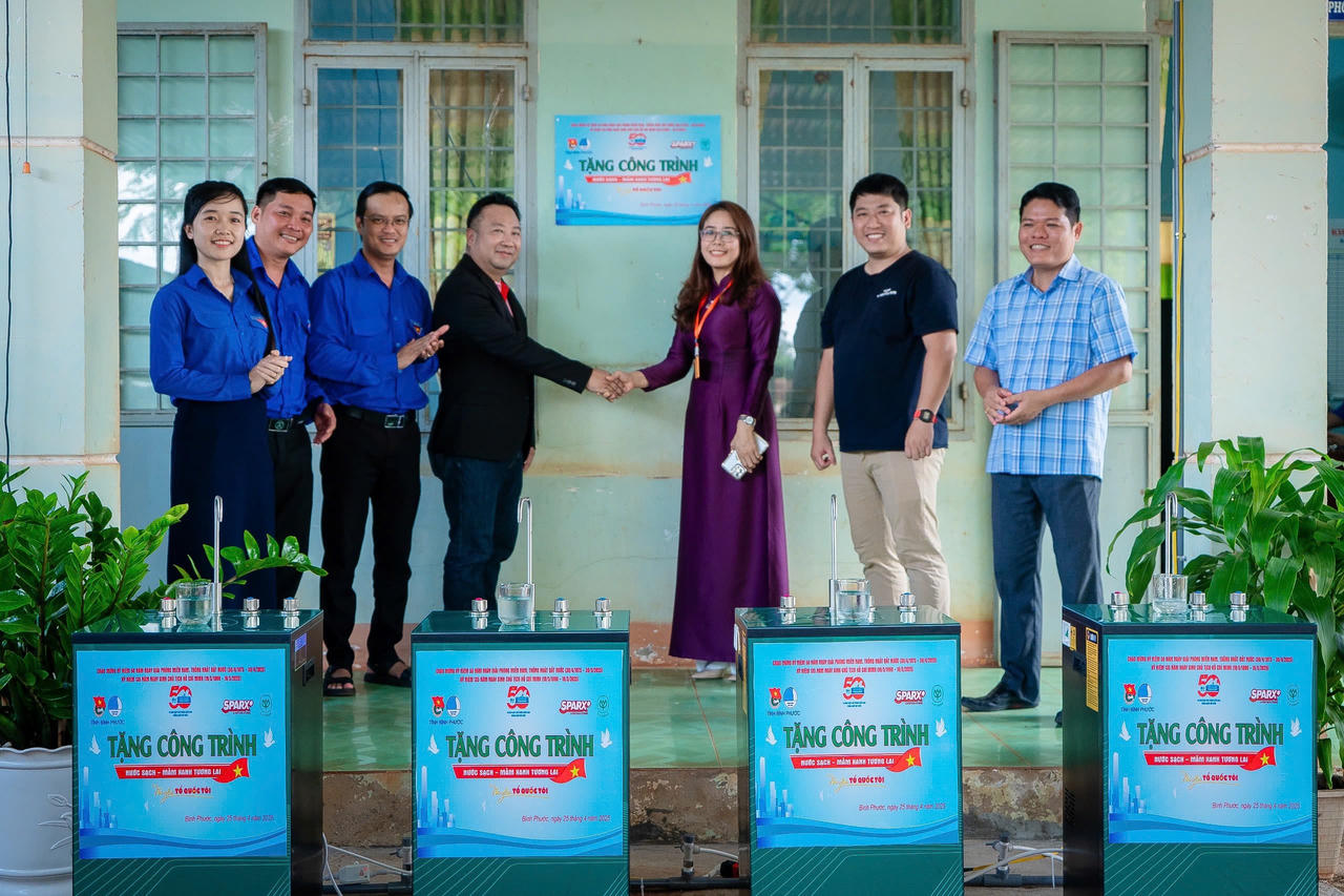 C.P. Việt Nam đồng hành cùng dự án 'Nước Sạch Trao Em' tại tỉnh Bình Phước