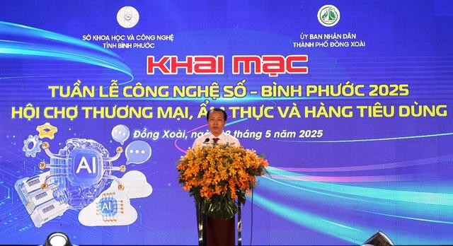 Hơn 100 gian hàng tham gia Tuần lễ Công nghệ số và Hội chợ Bình Phước 2025