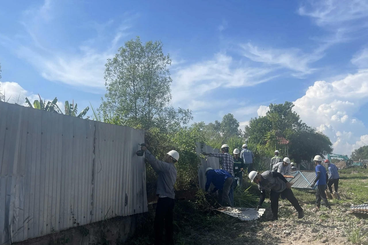 Cưỡng chế thu hồi khu đất đầu tiên tại Dự án cao tốc Biên Hòa - Vũng Tàu đoạn qua Long Thành