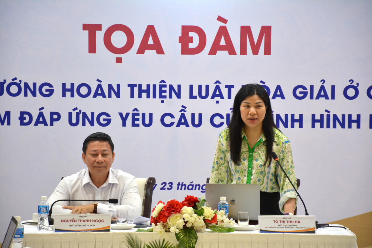 Tọa đàm “Một số định hướng hoàn thiện Luật Hoà giải ở cơ sở năm 2013 nhằm đáp ứng yêu cầu của tình hình mới”