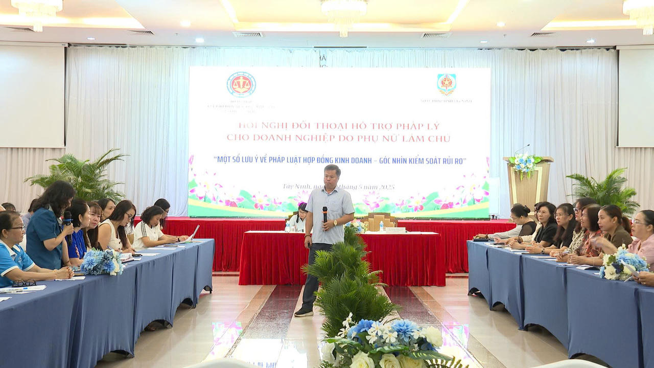 Tây Ninh: Đối thoại hỗ trợ pháp lý cho doanh nghiệp do phụ nữ làm chủ
