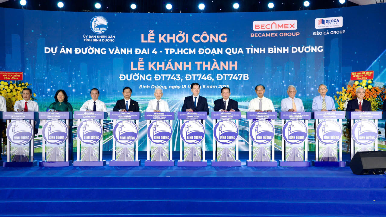 Phó Thủ tướng Mai Văn Chính dự lễ khởi công đường Vành đai 4 TP HCM