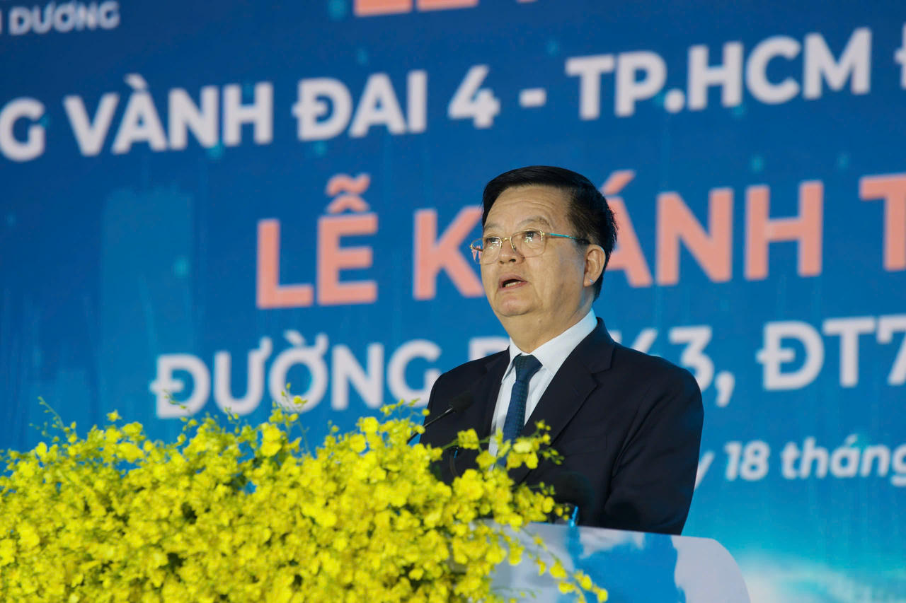 Phó Thủ tướng Mai Văn Chính dự lễ khởi công đường Vành đai 4 TP HCM