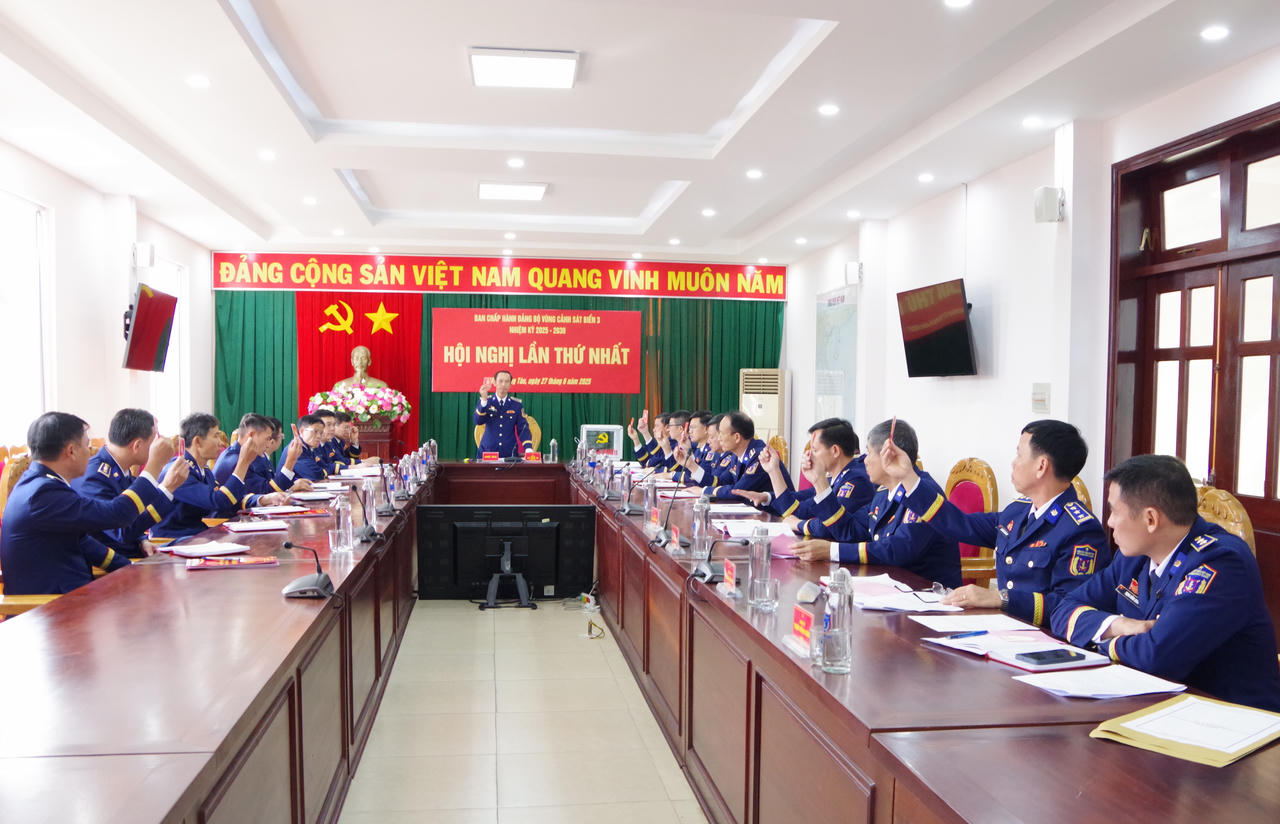 Đại hội Đảng bộ Vùng Cảnh sát biển 3 lần thứ VI, nhiệm kỳ 2025-2030