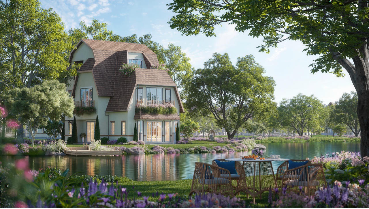 90 % các căn biệt thự đều có tầm 