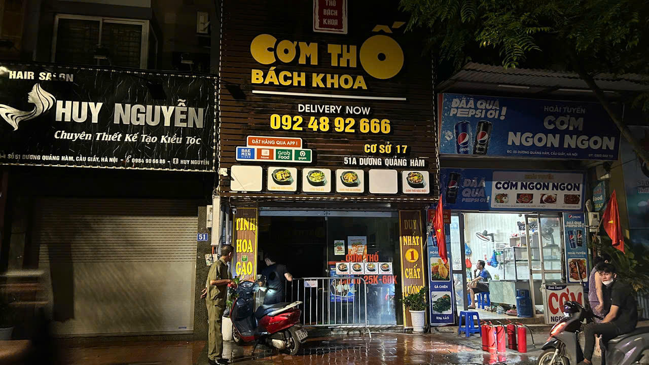 Đám cháy được dập tắt hoàn toàn.