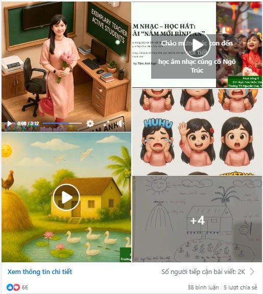 Bài thực hành sau buổi học của một giáo viên ở tỉnh Vĩnh Long