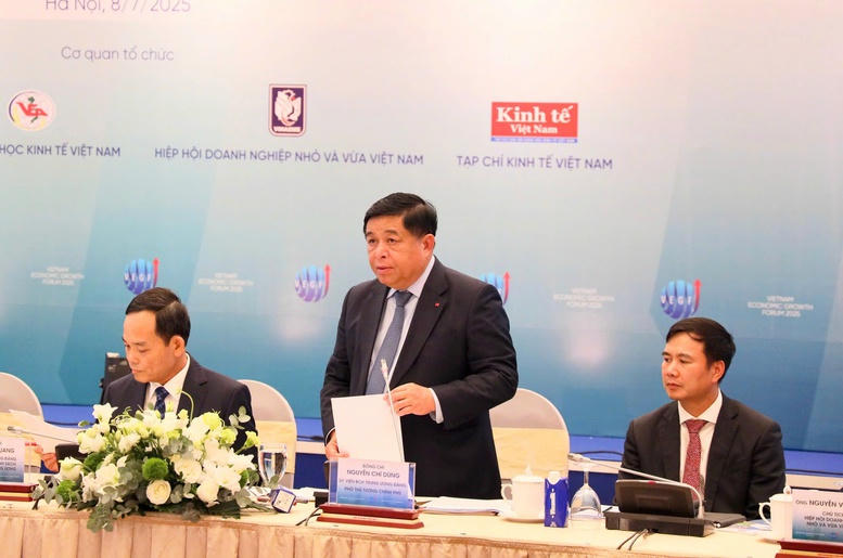 Phó Thủ tướng kêu gọi các nhà đầu tư, các địa phương hãy đồng lòng, chung sức, cùng Chính phủ, các ban, bộ, ngành thực hiện thành công các mục tiêu phát triển kinh tế - xã hội của đất nước - Ảnh: VGP/Thu Sa