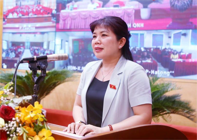 Bà Nguyễn Thị Thu Hà - Phó Trưởng Đoàn ĐBQH tỉnh Quảng Ninh