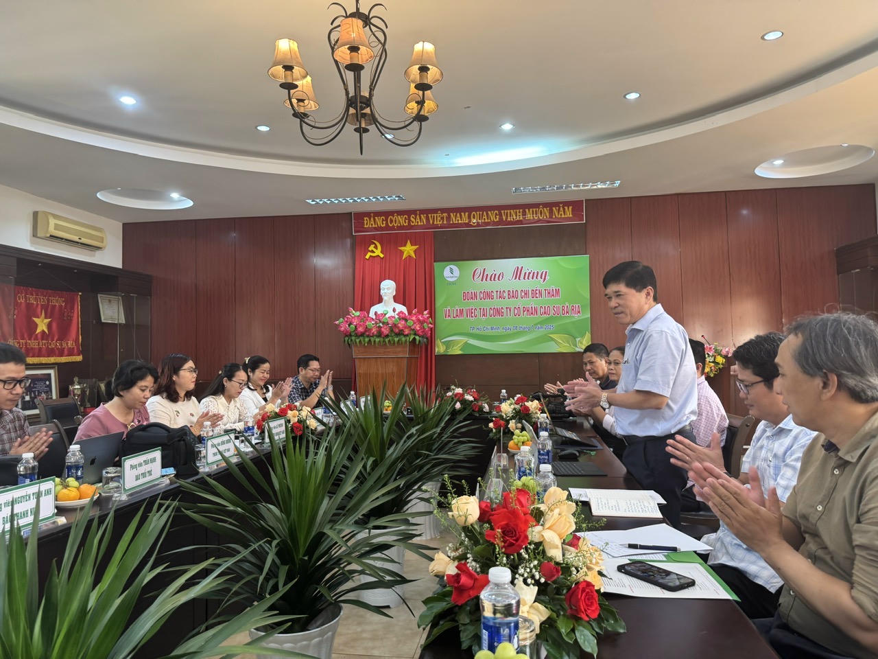 Ông Trần Khắc Chung - Tổng Giám đốc BARUCO phát biểu tại cuộc gặp gỡ báo chí gần đây