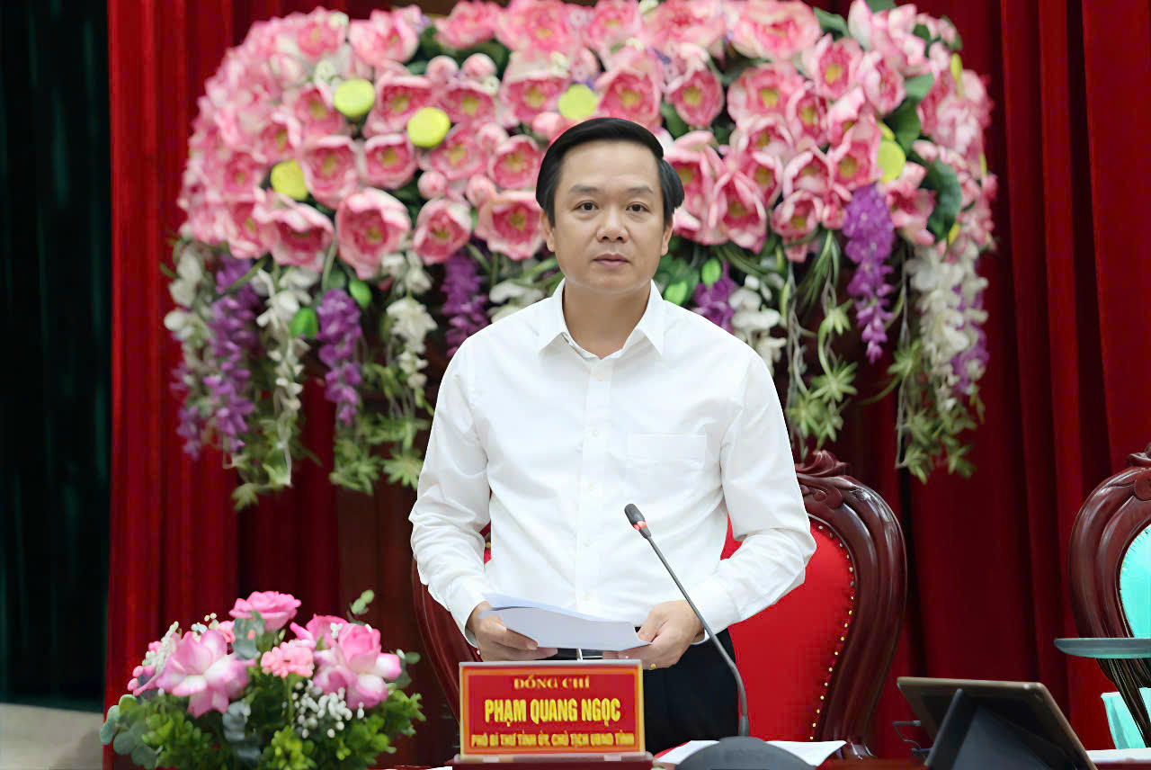 Ông Phạm Quang Ngọc - Phó Bí thư tỉnh ủy, Chủ tịch UBND tỉnh Ninh Bình