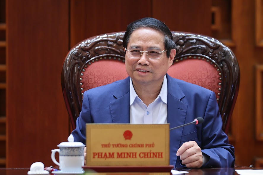 Thủ tướng nhấn mạnh, việc xây dựng, hoàn thiện thể chế, pháp luật cần kịp thời thể chế hóa đầy đủ chủ trương, đường lối của Đảng, chính sách của Nhà nước. (Ảnh: VGP)