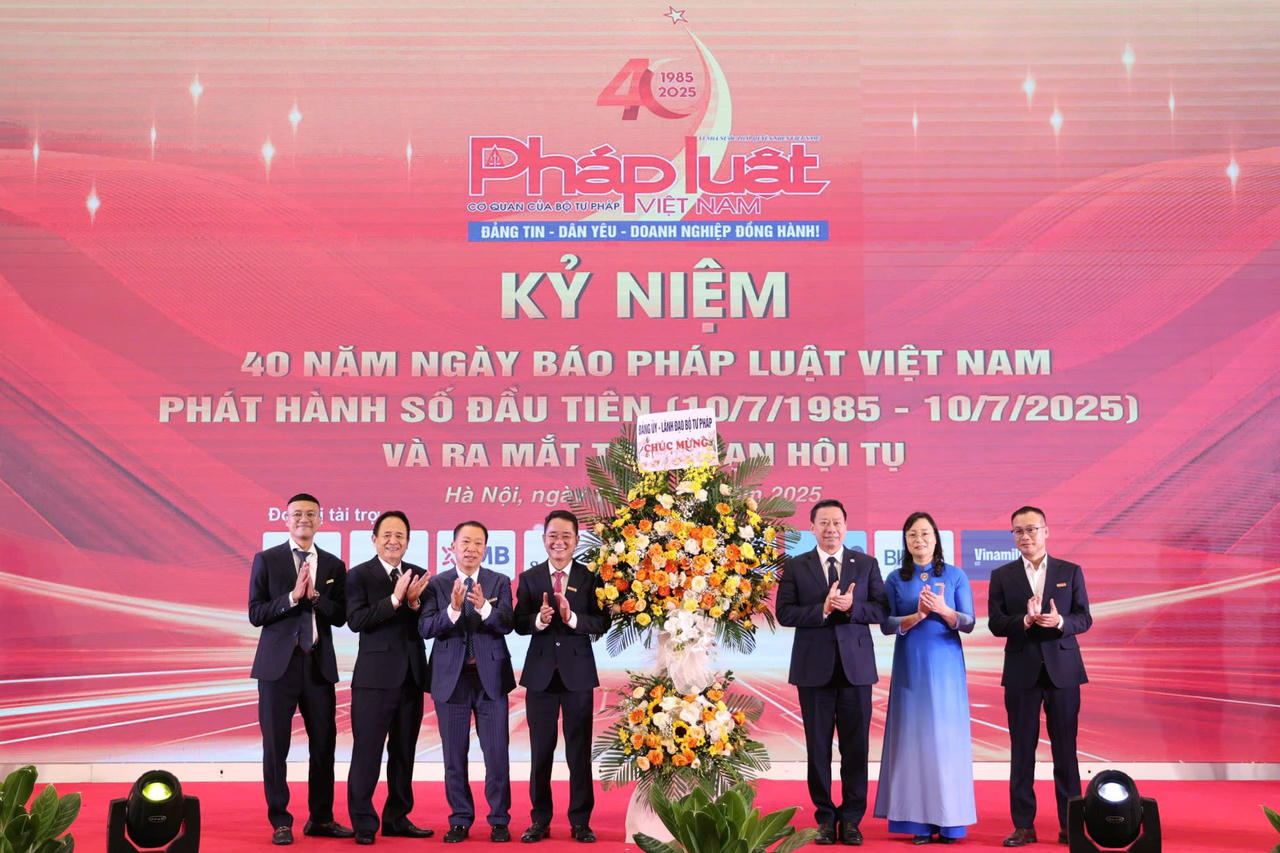 Lời cảm ơn của Báo Pháp luật Việt Nam nhân Kỷ niệm 40 năm ngày phát hành số báo đầu tiên 