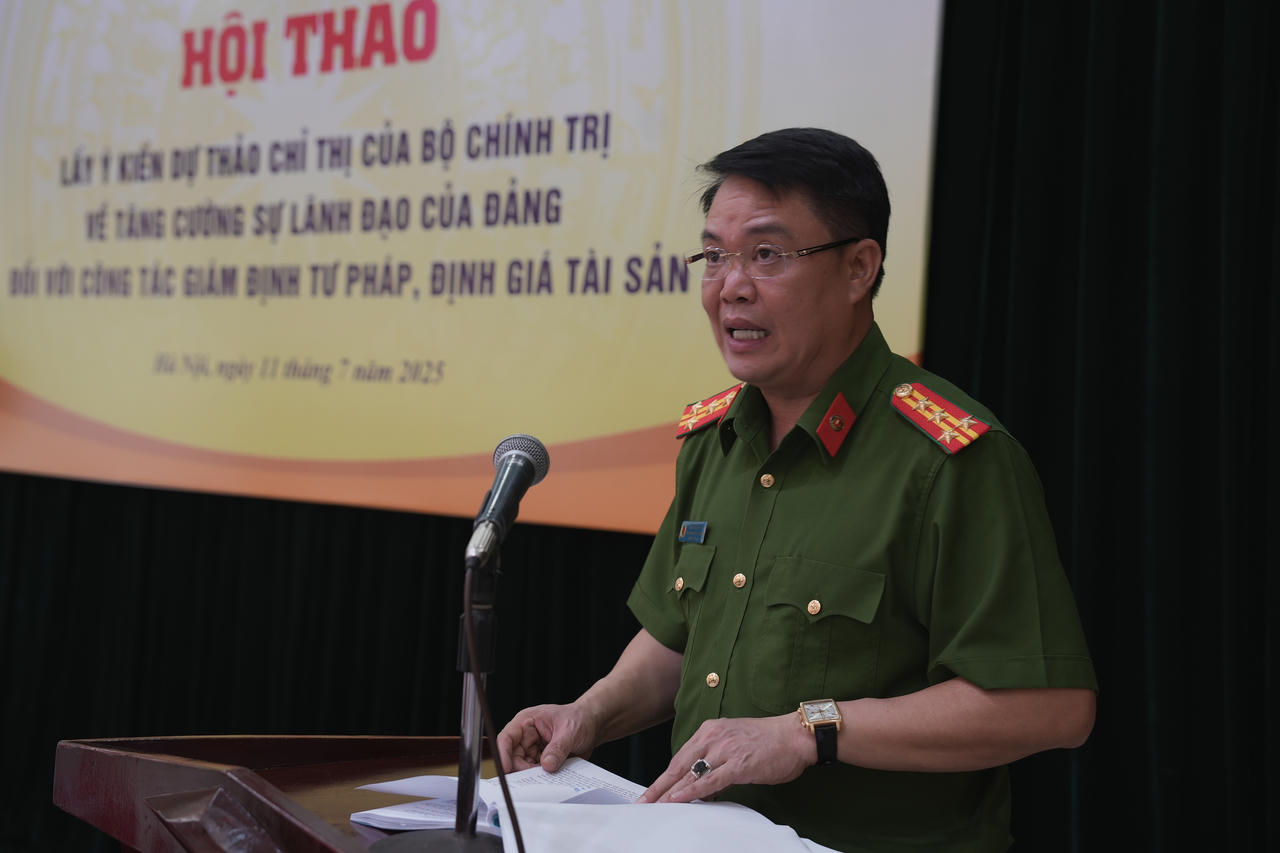 Tăng cường sự lãnh đạo của Đảng đối với công tác giám định tư pháp, định giá tài sản 