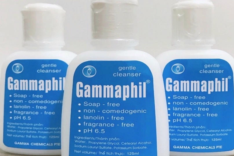 Thu hồi một lô sữa rửa mặt Gammaphil