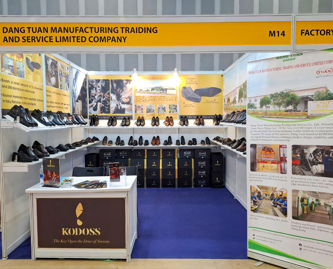 Gian hàng M14 của Đăng Tuấn tại triển lãm.