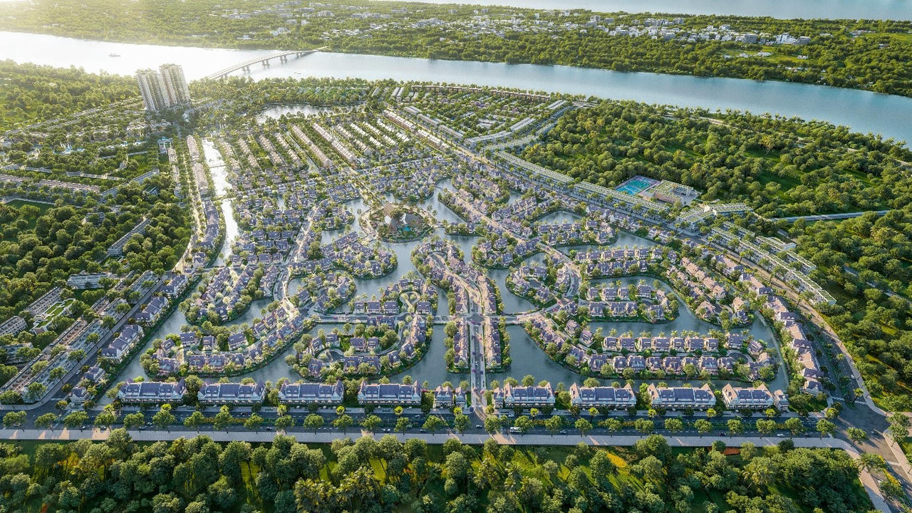 Mỗi m2 xây dựng tại Đảo Châu Âu sẽ có 2m2 mặt nước tương ứng