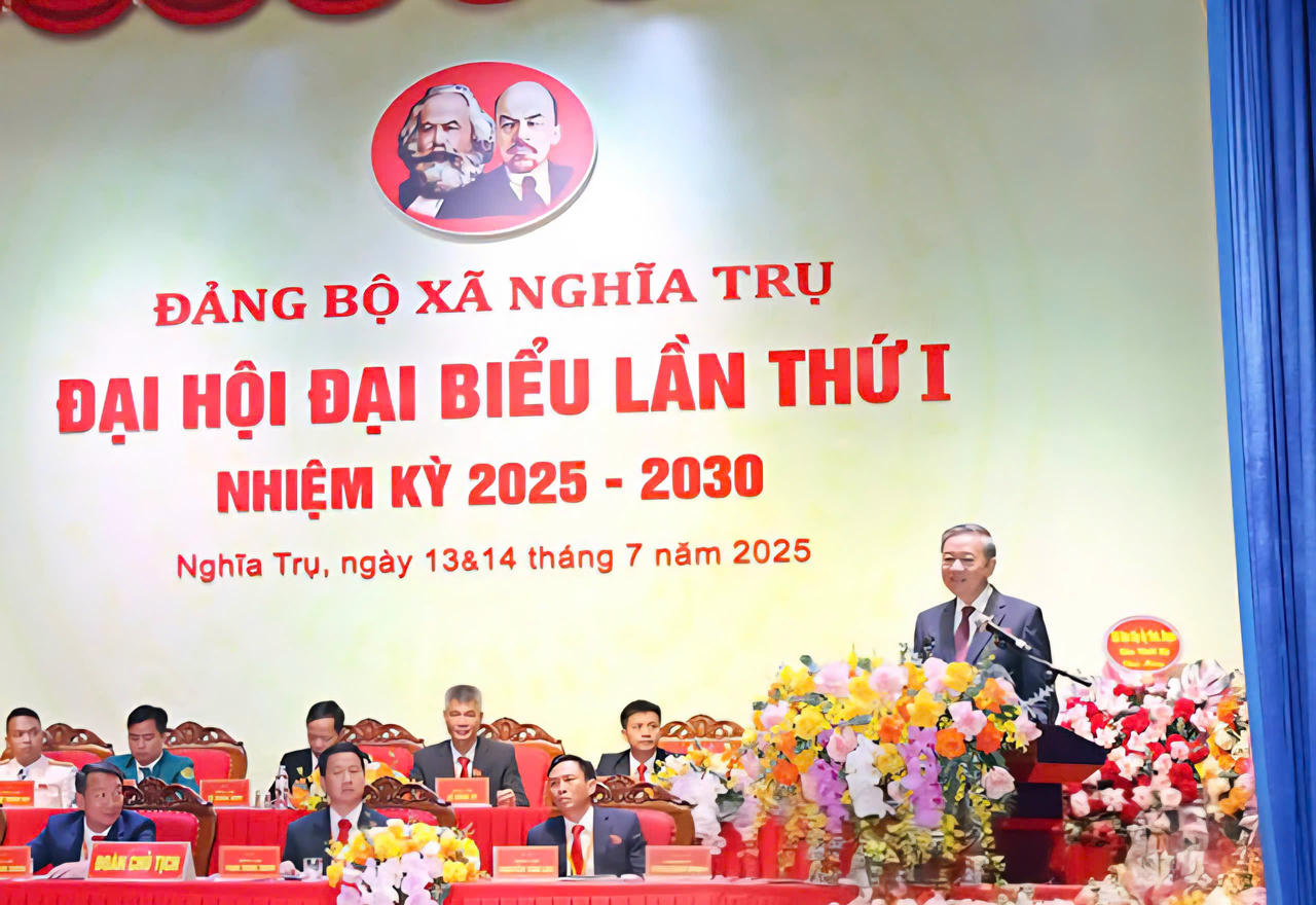 Tổng Bí thư Tô Lâm phát biểu chỉ đạo.