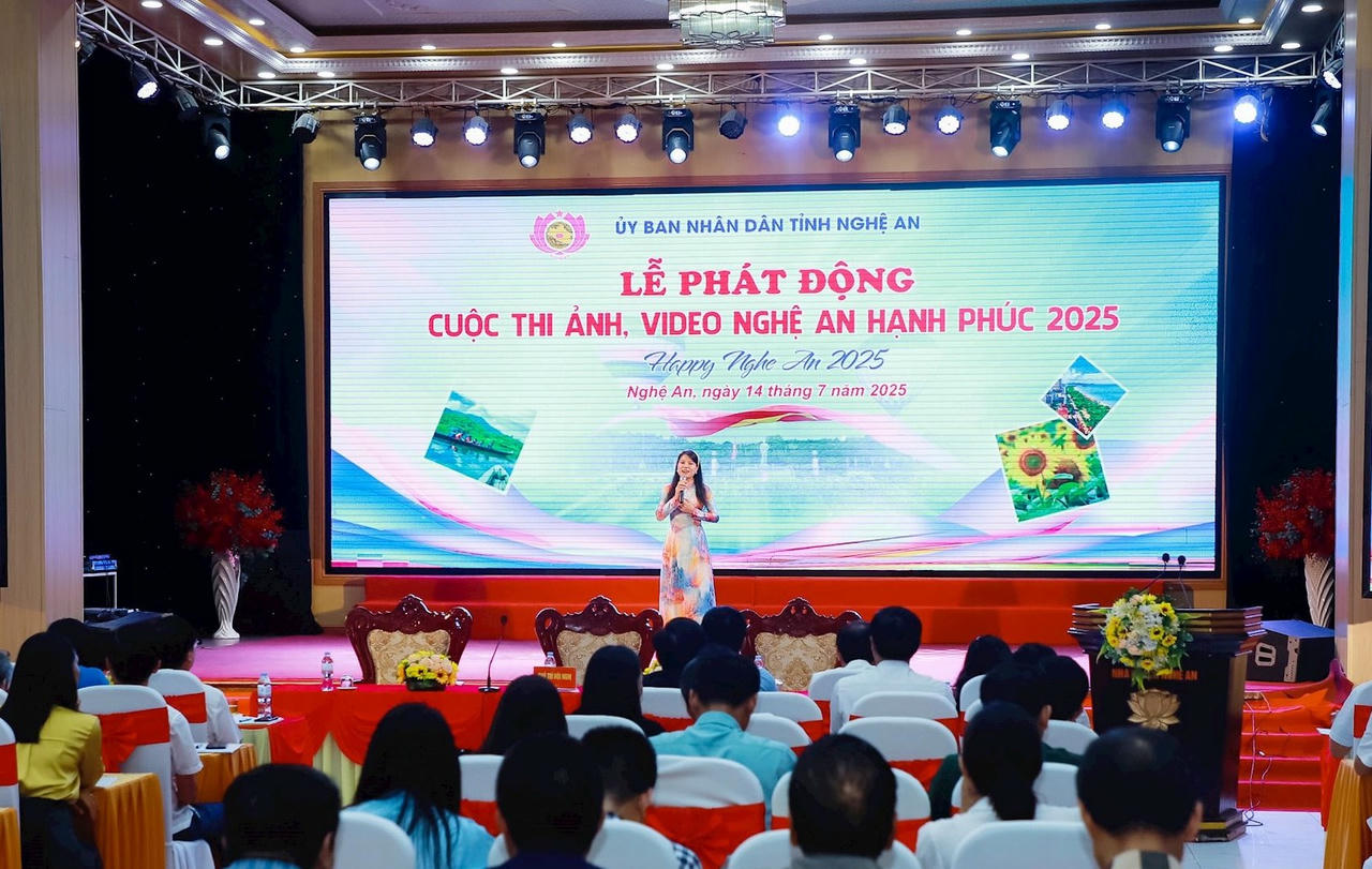 Phát động Cuộc thi ảnh, video “Nghệ An hạnh phúc - Happy Nghệ An 2025”