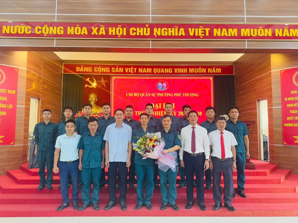 Đại hội Chi bộ Quân sự phường Phú Thượng thông qua Nghị quyết quan trọng cho nhiệm kỳ 2025-2030