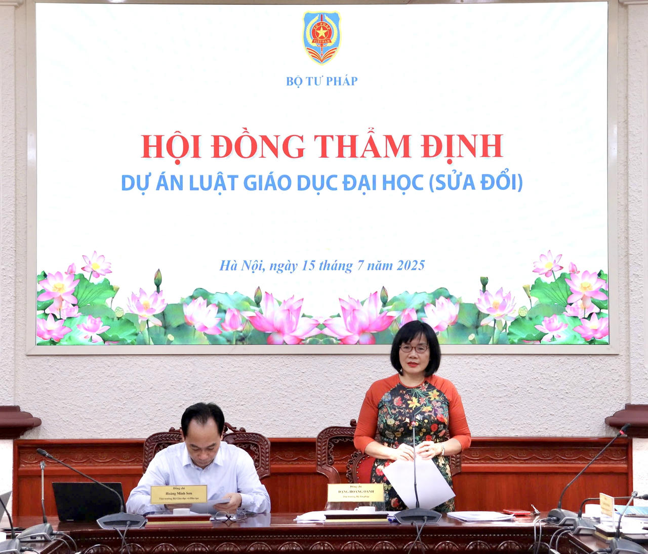 Thứ trưởng Đặng Hoàng Oanh phát biểu kết luận.