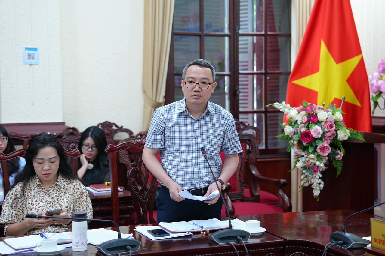 Cục trưởng Hồ Quang Huy phát biểu tại Hội nghị.