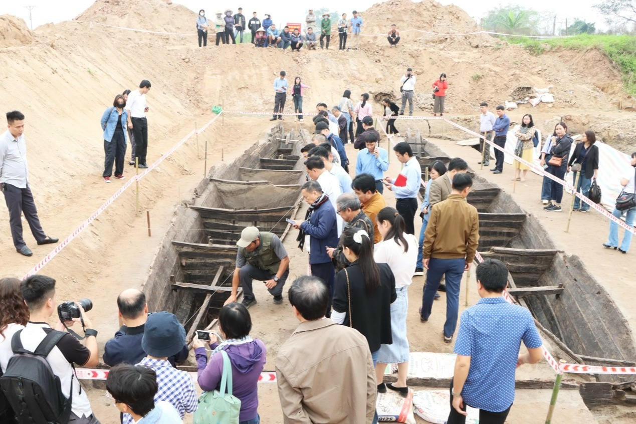 Lên phương án bảo tồn 2 thuyền cổ trên sông Dâu