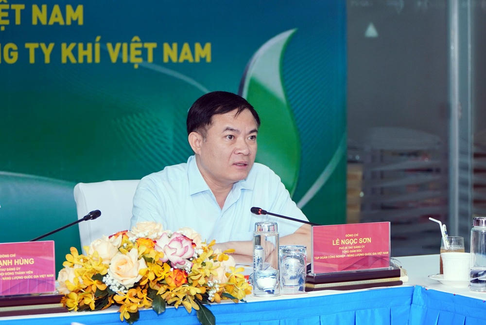 Tổng Giám đốc Petrovietnam Lê Ngọc Sơn nhấn mạnh vai trò và đóng góp quan trọng của việc xây dựng chiến lược của PV GAS trong Tập đoàn