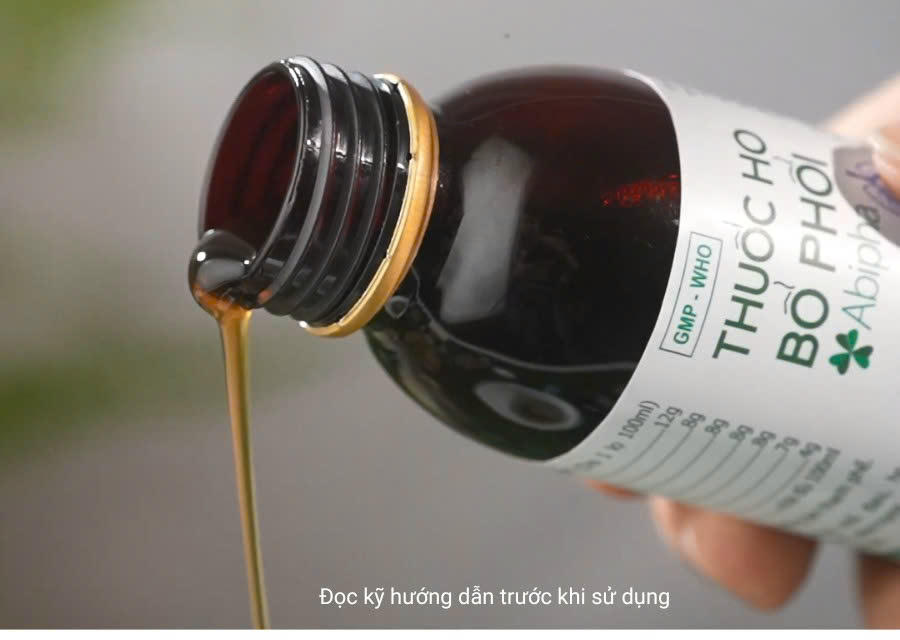 Thuốc ho bổ phổi Abipha - Sản phẩm nổi bật được sản xuất bởi CNC Abipha được yêu thích bởi hương vị thơm ngon, dễ dùng, phù hợp với trẻ nhỏ, trẻ sơ sinh