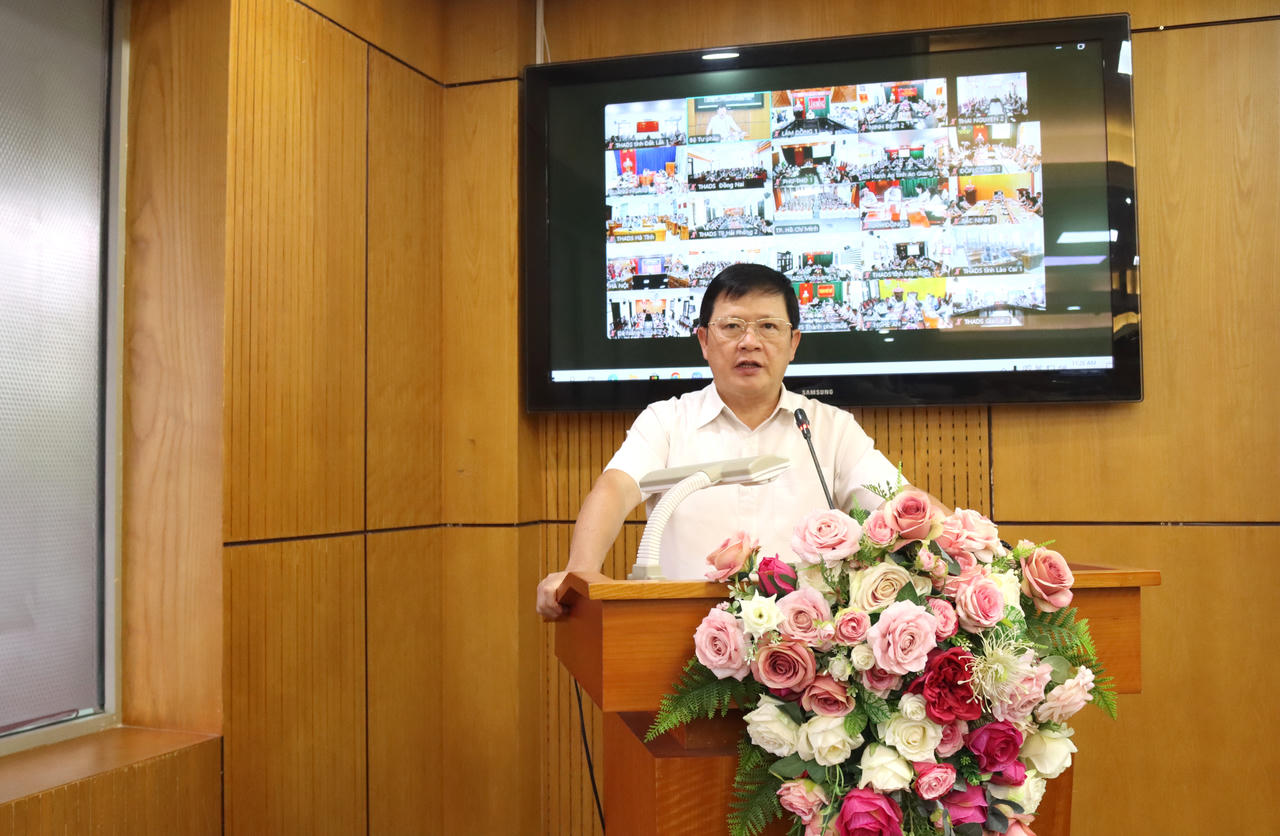 Thứ trưởng Mai Lương Khôi phát biểu chỉ đạo Hội nghị.