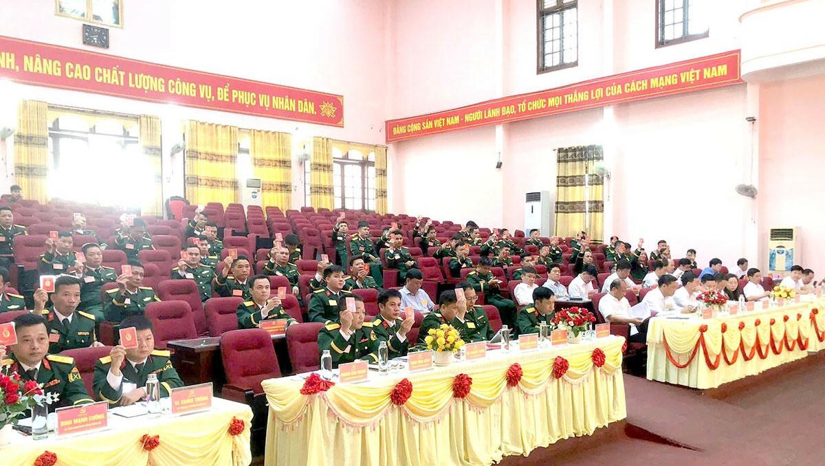 Đại hội quy tụ 88 đại biểu đại diện cho hơn 100 đảng viên của Đảng bộ. Ảnh: Nguyên Đức