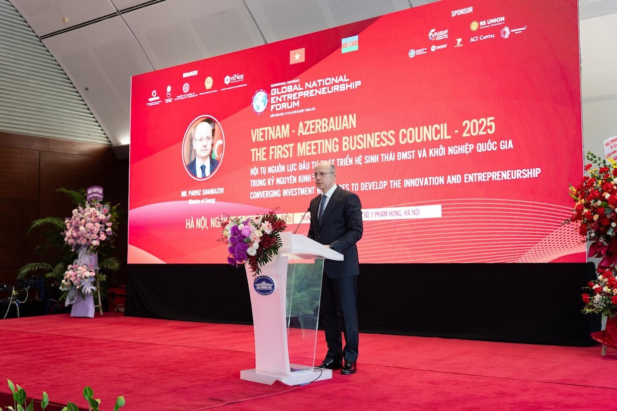 Ông Elnur Aliyev -  Thứ trưởng thứ nhất Bộ Kinh tế Azerbaijan. Ảnh: VINEN