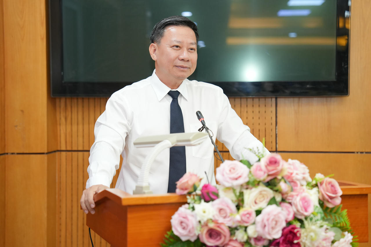 Thứ trưởng Bộ Tư pháp Nguyễn Thanh Ngọc phát biểu tại Lễ trao giải.