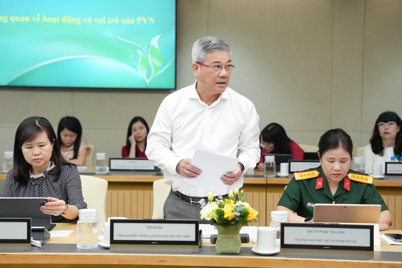 Ông Đỗ Chí Thanh, Phó Tổng Giám đốc Tập đoàn Công nghiệp - Năng lượng quốc gia Việt Nam (PVN) phát biểu tại Hội thảo.